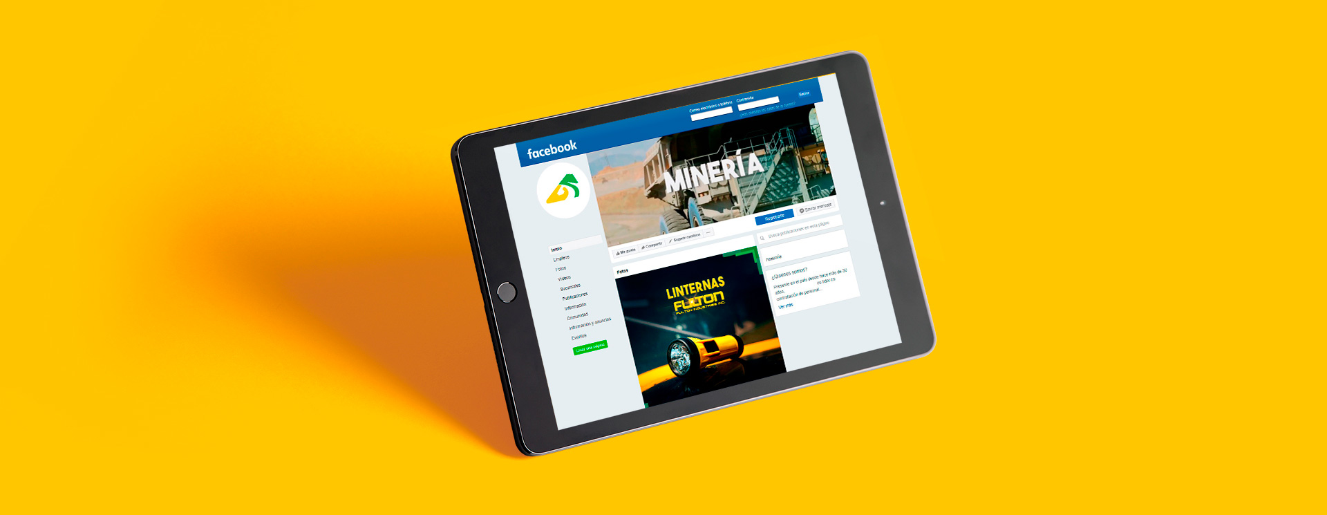 Gestion de redes sociales para el Grupo Agra realizado por Ficha Digital